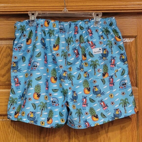 Boardies x Mulga Koala Pineapple Funky Colorful Men's Swim Trunks Pockets - Picture 4 of 15